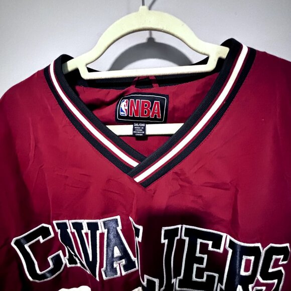 CLEVELAND CAVALIERS CAVS NBA Team Mens 3XL Pullover Jacket Basketball Sportswear - Picture 9 of 16
